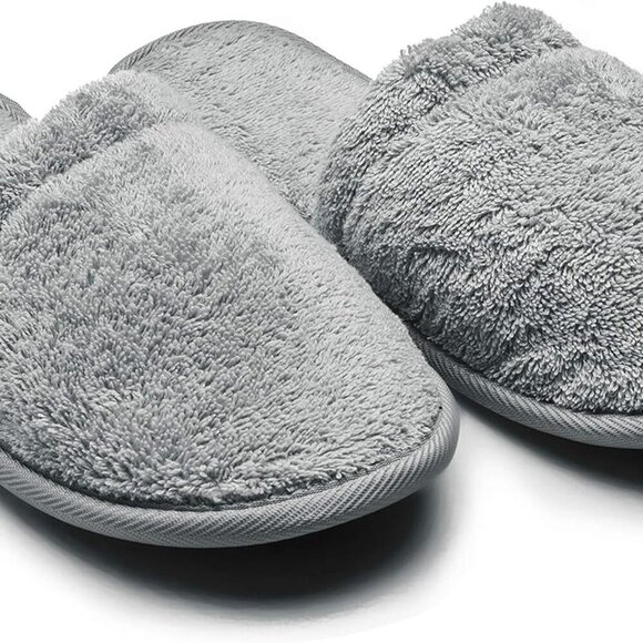 Other - Women's Cotton Spa Slippers Turkish Terry Grey One Size Fits Most